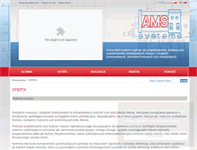 Tablet Screenshot of ams-systems.pl